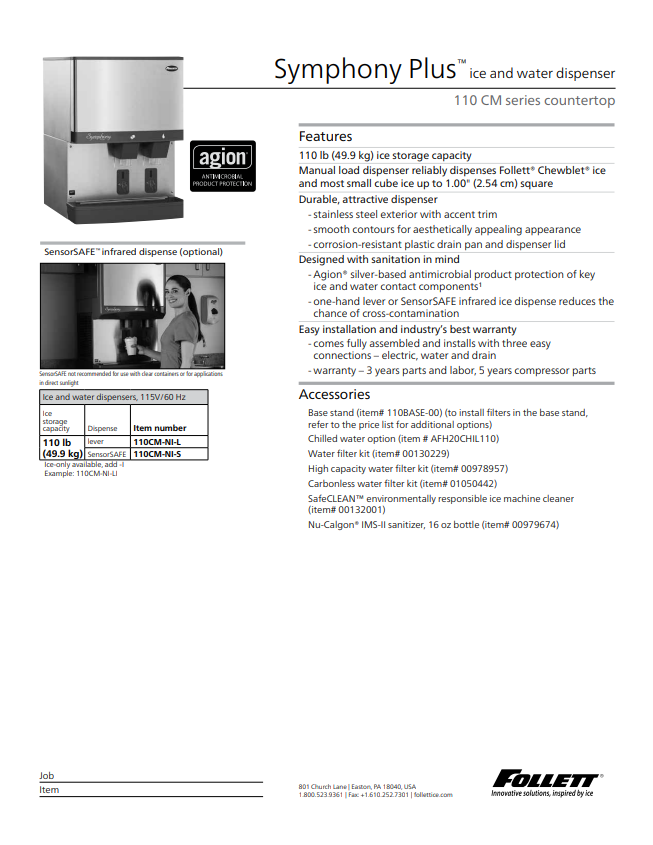 Specification Sheet