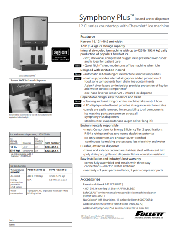 Product Specification