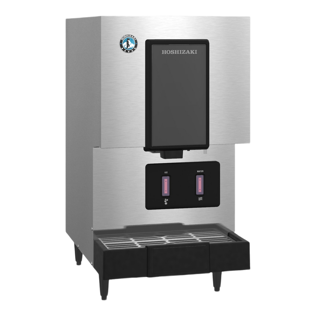 Hoshizaki DCM-271BAK-OS Opti-Serve Touchless Cubelet Ice & Water Dispenser - 286 lb/Day with 10 lb Bin, Air-Cooled