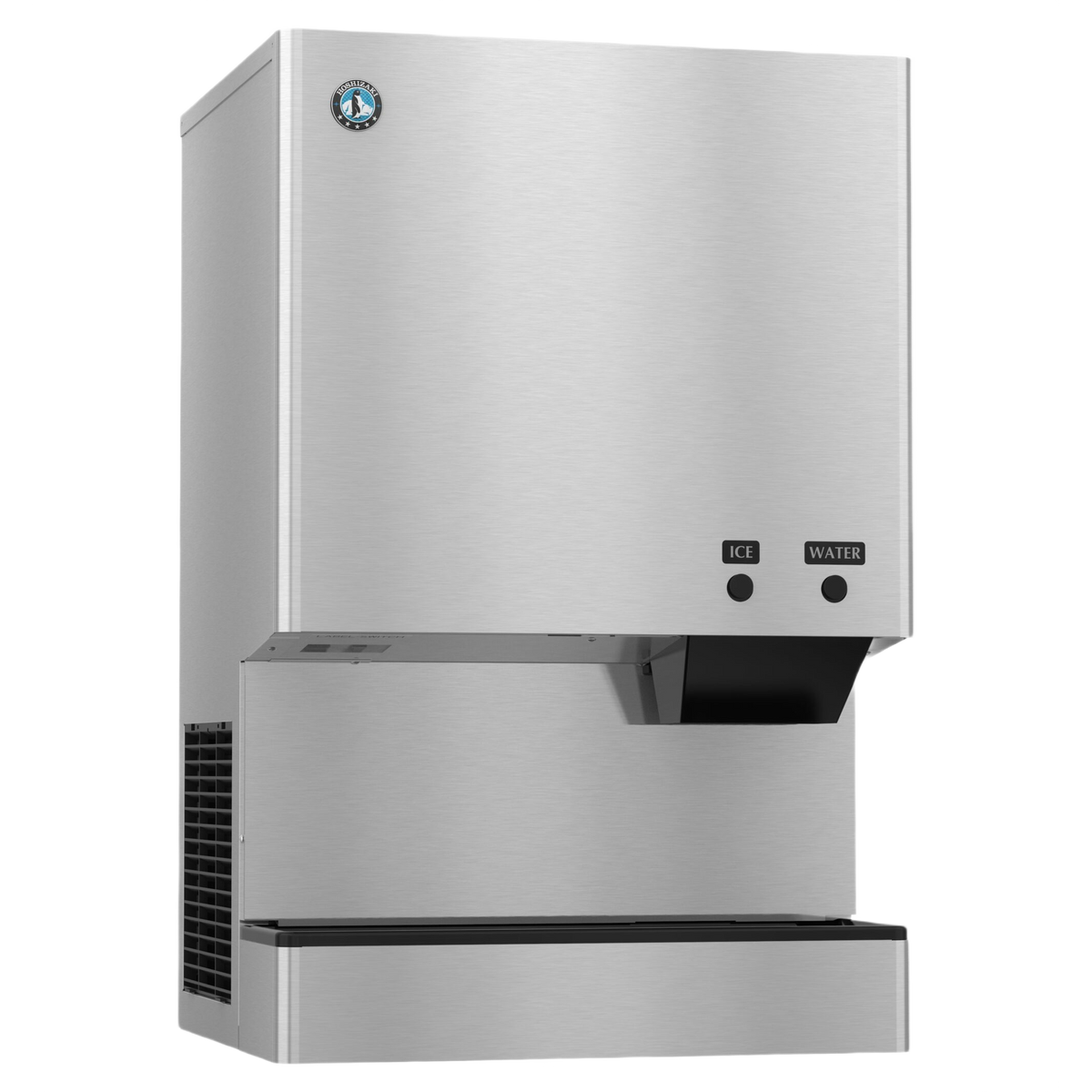 Hoshizaki DCM-300BAK Cubelet Ice & Water Dispenser - 343 lb/Day with 40 lb Bin, Air-Cooled