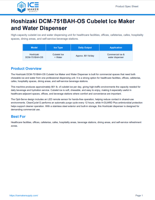 Spec Sheet