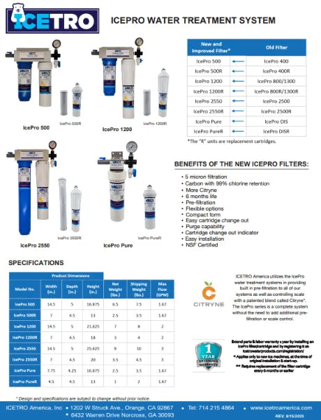 Spec Sheet