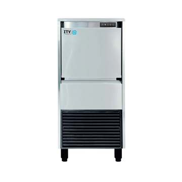 Front view of ITV IQN 200C undercounter nugget ice machine