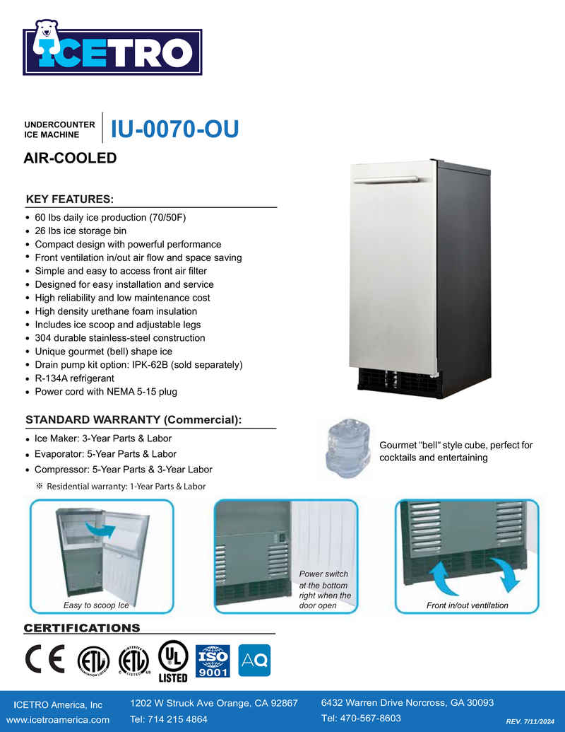 Spec Sheet