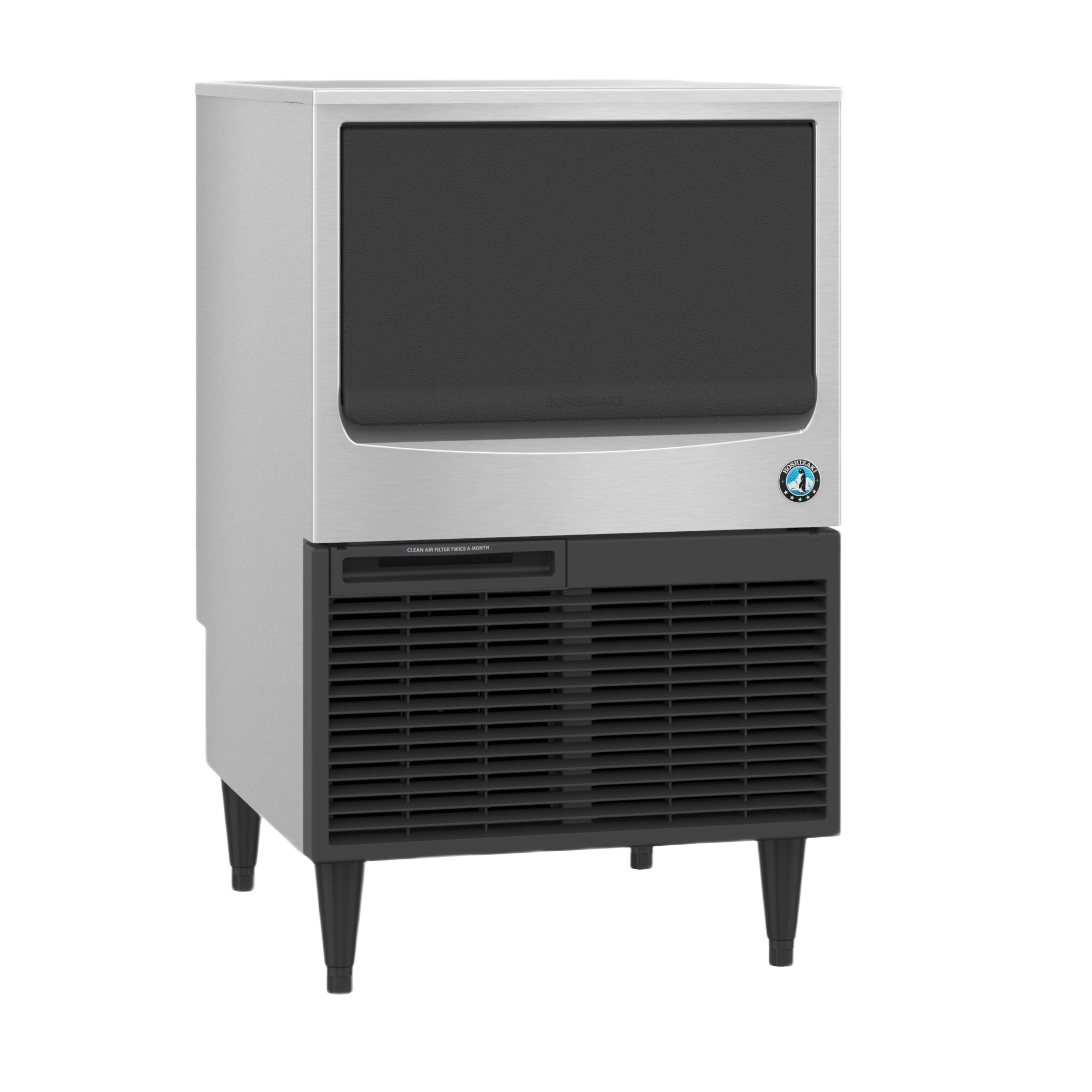 Hoshizaki KM-161BAJ Undercounter Crescent Cube Ice Maker - 163 lb/Day with 78 lb Bin, Air-Cooled
