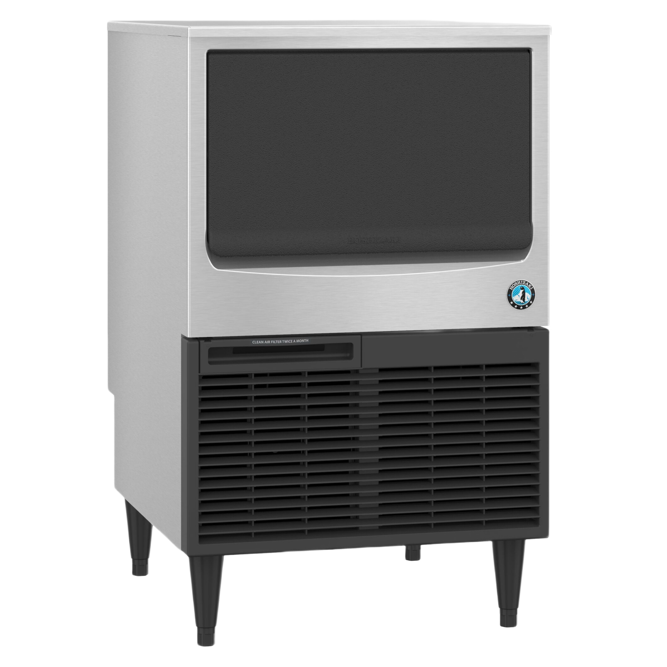 Hoshizaki KM-161BAK Undercounter Crescent Cube Ice Maker - 156 lb/Day with 78 lb Bin, Air-Cooled