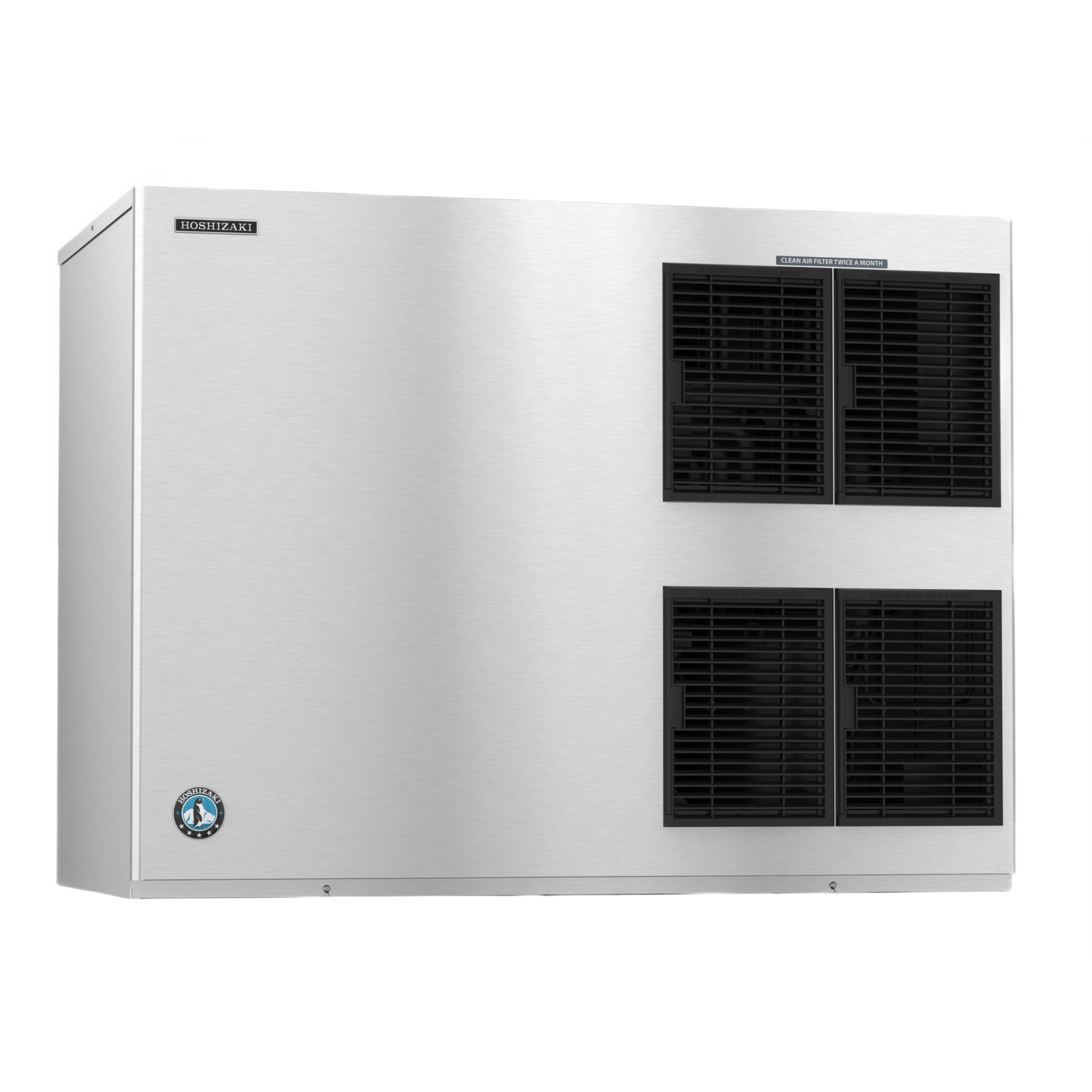 Hoshizaki KM-1900SAJ 48-Inch Air-Cooled Crescent Cube Ice Machine Head - 1875 lb/Day