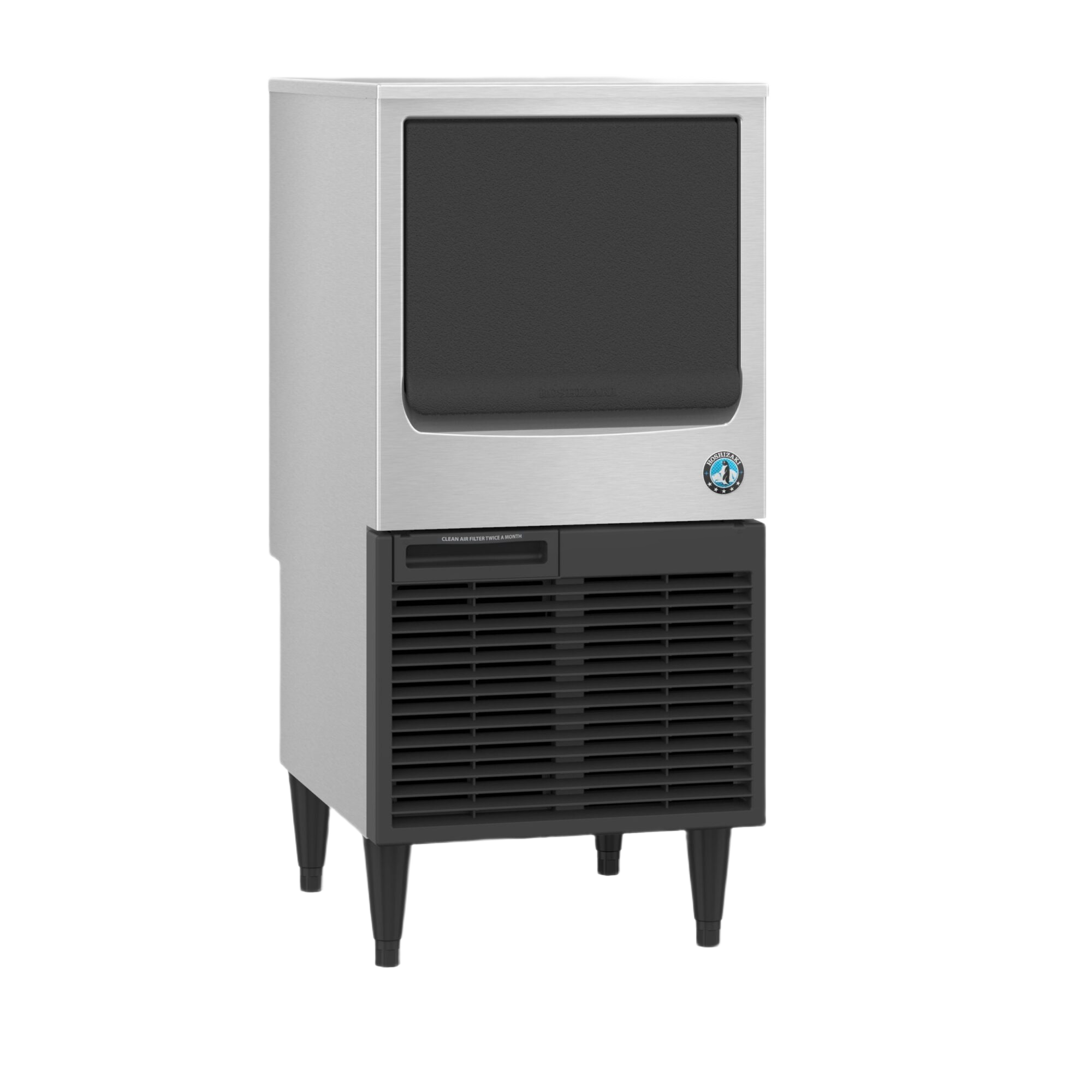 Hoshizaki KM-81BAJ Undercounter Crescent Cube Ice Maker - 78 lb/Day with 38 lb Bin, Air-Cooled