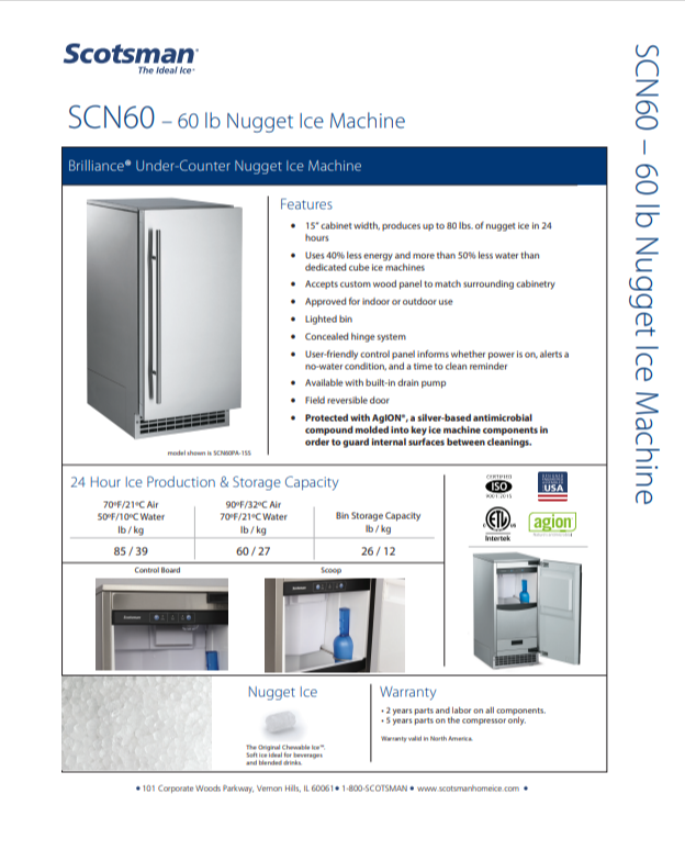 Spec Sheet