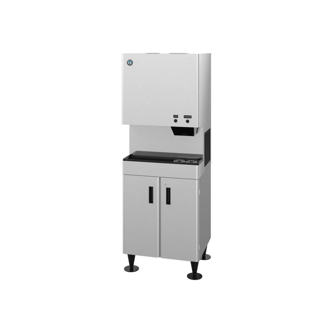 Hoshizaki DCM-300BAK Cubelet Ice & Water Dispenser - 343 lb/Day with 40 lb Bin, Air-Cooled