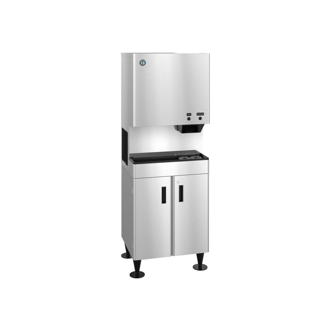 Hoshizaki DCM-300BAK Cubelet Ice & Water Dispenser - 343 lb/Day with 40 lb Bin, Air-Cooled