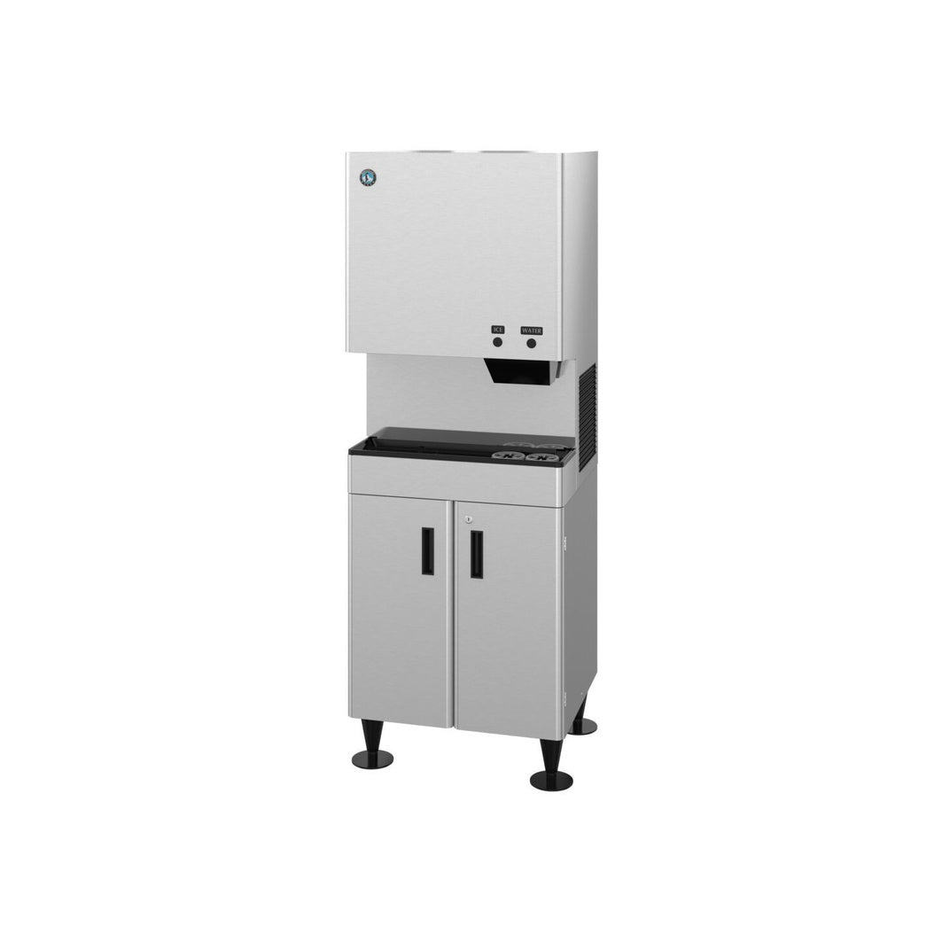 Hoshizaki DCM-500BAK Cubelet Ice & Water Dispenser - 597 lb/Day with 40 lb Bin, Air-Cooled