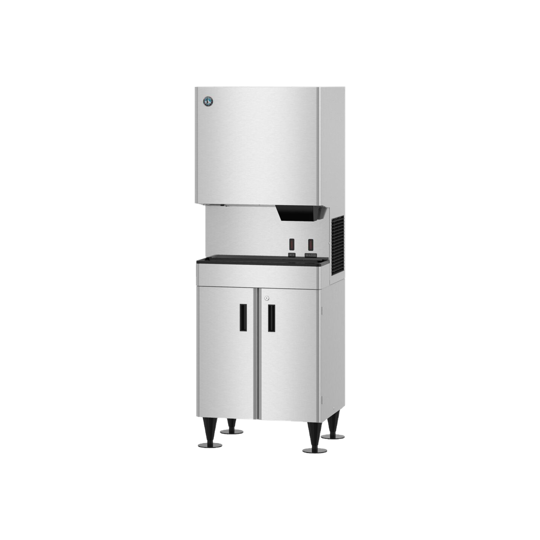 Hoshizaki DCM-500BAK-OS Opti-Serve Touchless Cubelet Ice & Water Dispenser - 597 lb/Day with 40 lb Bin, Air-Cooled