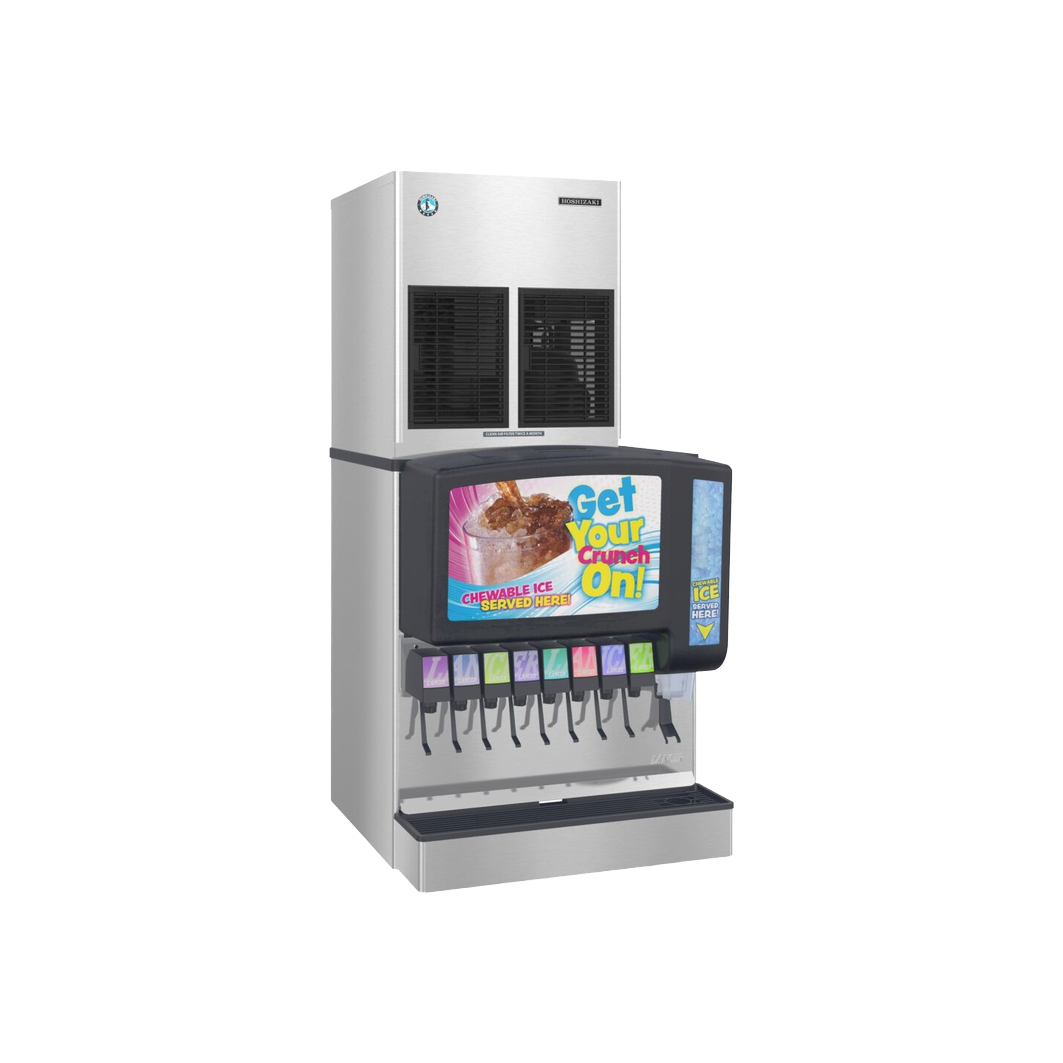 Hoshizaki F-822MAK-C 22-Inch Air-Cooled Modular Cubelet Ice Machine Head - 653 lb/Day