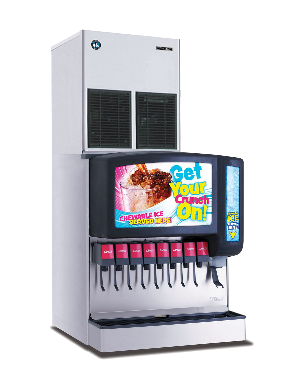 Hoshizaki FD-1002MAJ-C 22-Inch Air-Cooled Modular Cubelet Ice Machine Head - 890 lb/Day