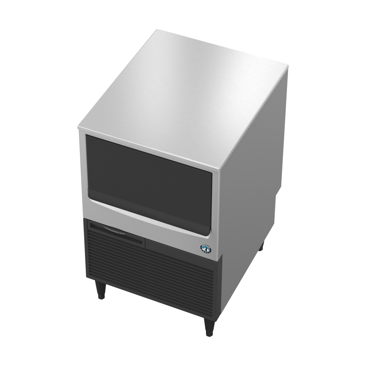 Hoshizaki KM-116BAJ Undercounter Crescent Cube Ice Maker - 125 lb/Day with 53 lb Bin, Air-Cooled