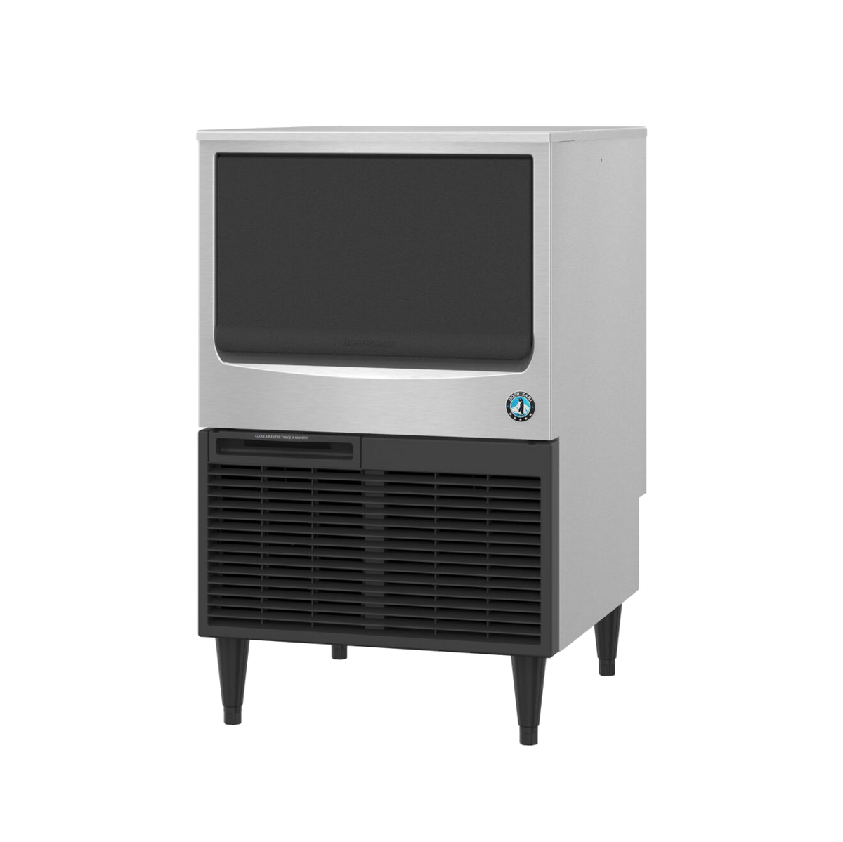 Hoshizaki KM-116BAK Undercounter Crescent Cube Ice Maker - 130 lb/Day with 53 lb Bin, Air-Cooled