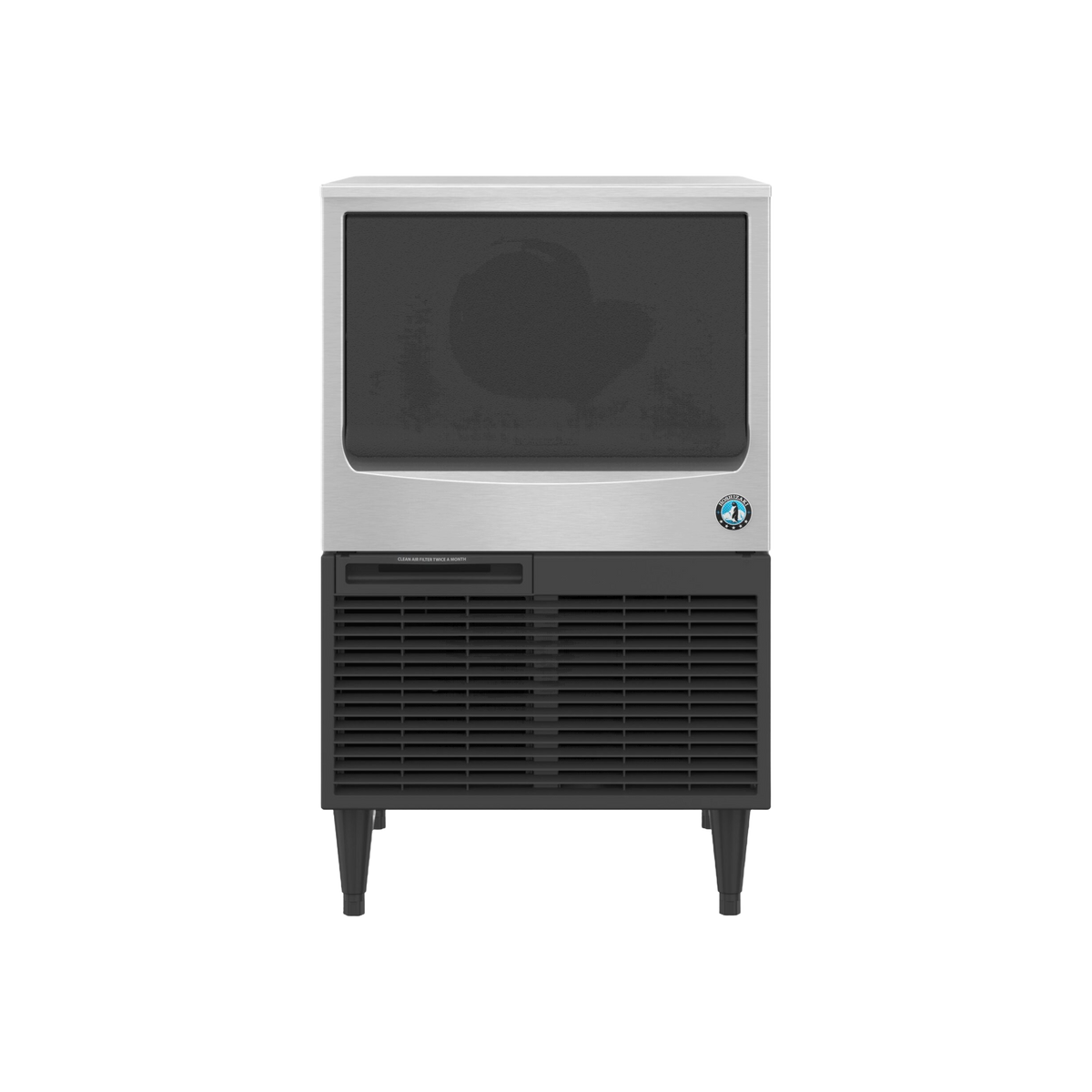 Hoshizaki KM-161BAJ Undercounter Crescent Cube Ice Maker - 163 lb/Day with 78 lb Bin, Air-Cooled