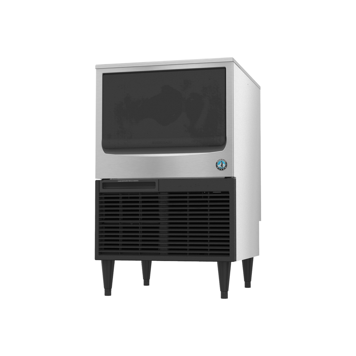 Hoshizaki KM-161BAJ Undercounter Crescent Cube Ice Maker - 163 lb/Day with 78 lb Bin, Air-Cooled