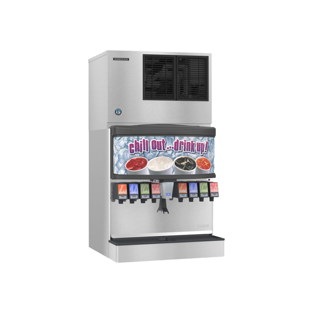Hoshizaki KM-730MAK 30-Inch Air-Cooled Crescent Cube Ice Machine Head - 756 lb/Day