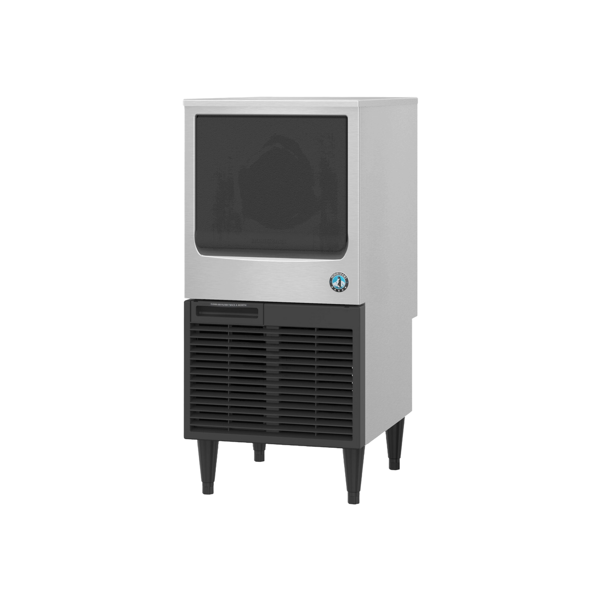 Hoshizaki KM-81BAJ Undercounter Crescent Cube Ice Maker - 78 lb/Day with 38 lb Bin, Air-Cooled
