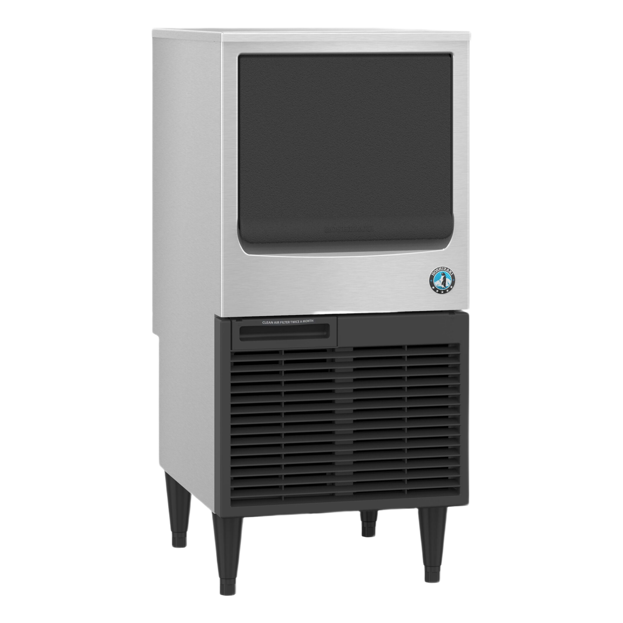 Hoshizaki KM-81BAK Undercounter Crescent Cube Ice Maker - 98 lb/Day with 38 lb Bin, Air-Cooled