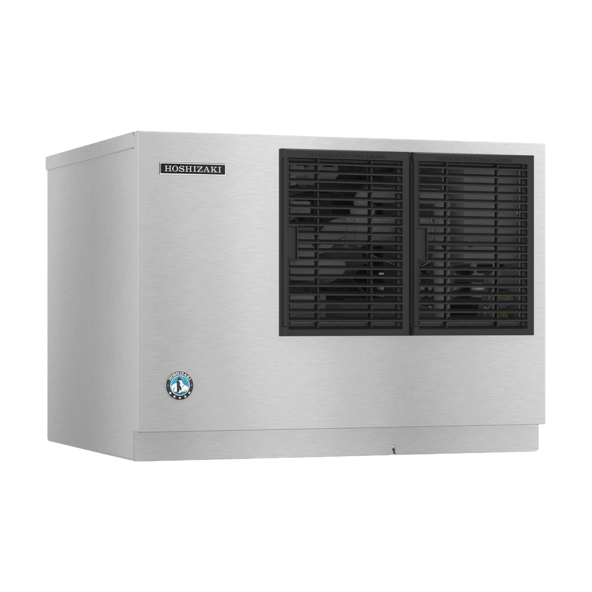 Hoshizaki KMD-355MAJ 30-Inch Air-Cooled Crescent Cube Ice Machine Head - 395 lb/Day, Dispenser-Ready