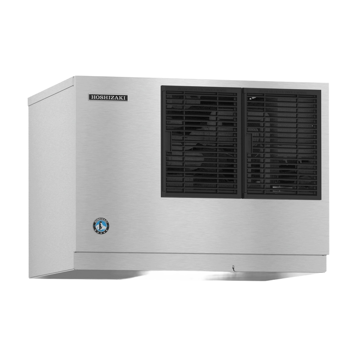 Hoshizaki KMD-505MAJ 30-Inch Air-Cooled Crescent Cube Ice Machine Head - 500 lb/Day, Dispenser-Ready