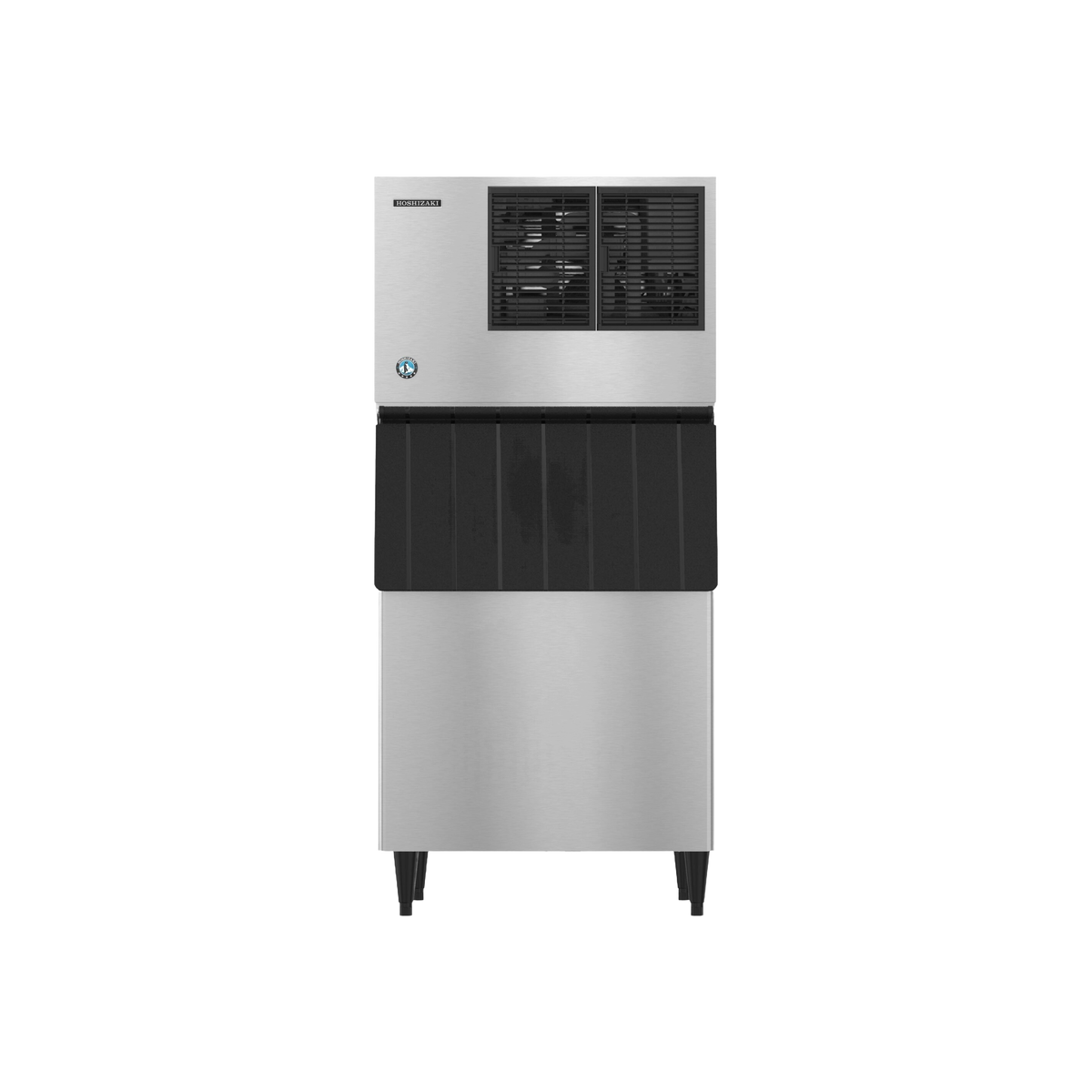 Hoshizaki KMD-505MAJ 30-Inch Air-Cooled Crescent Cube Ice Machine Head - 500 lb/Day, Dispenser-Ready