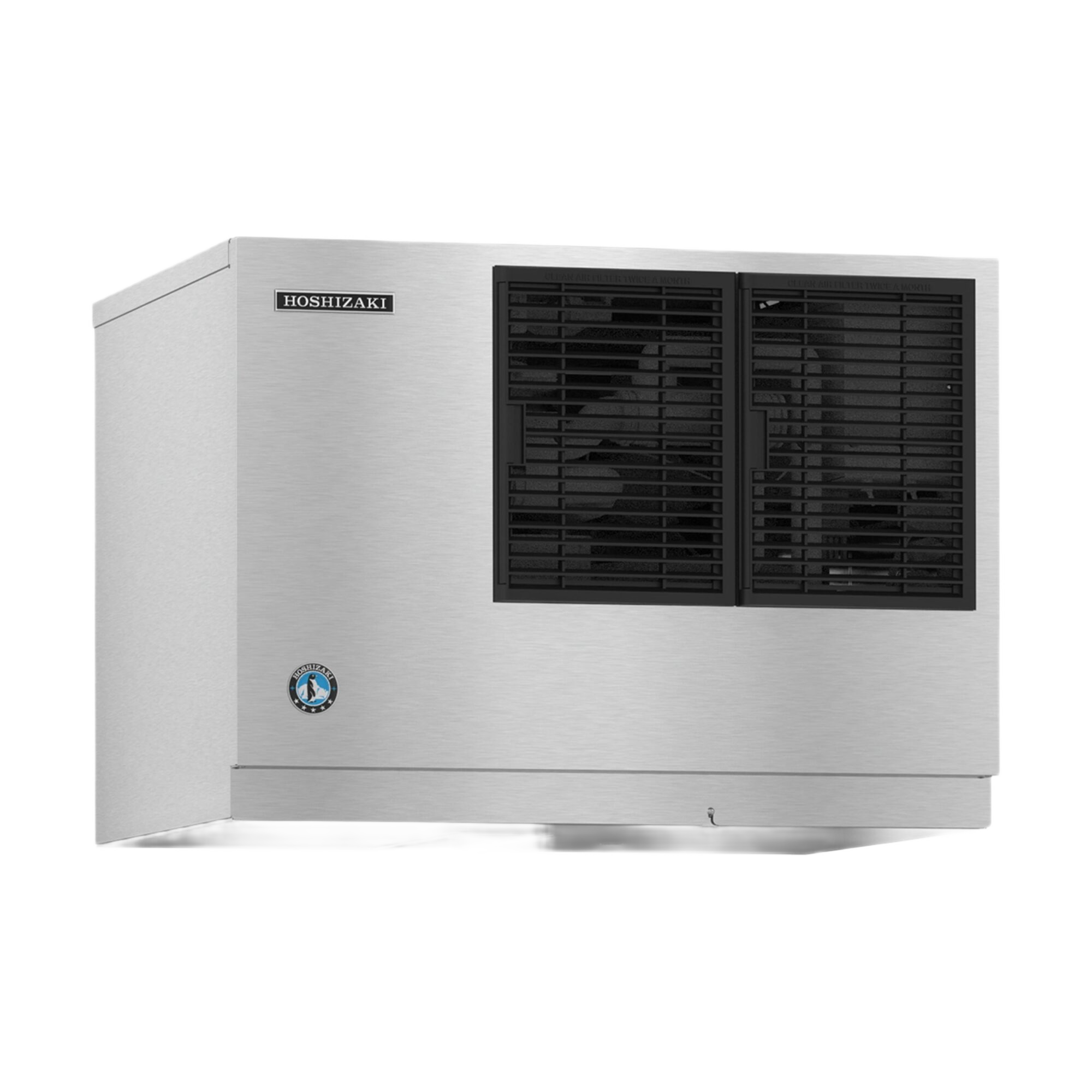 Hoshizaki KMD-505MAJ 30-Inch Air-Cooled Crescent Cube Ice Machine Head - 500 lb/Day, Dispenser-Ready