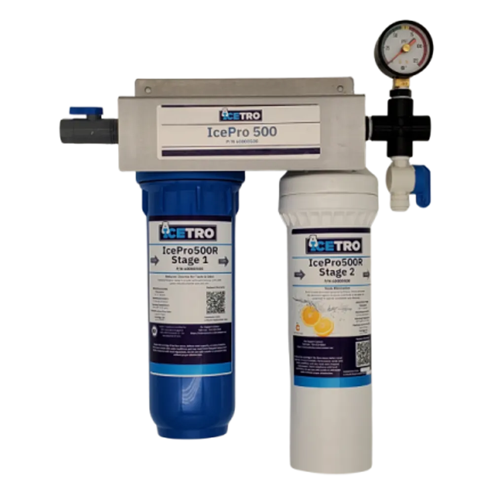 ICETRO IcePro 500 Commercial Water Filter System - 50-500 lb/day