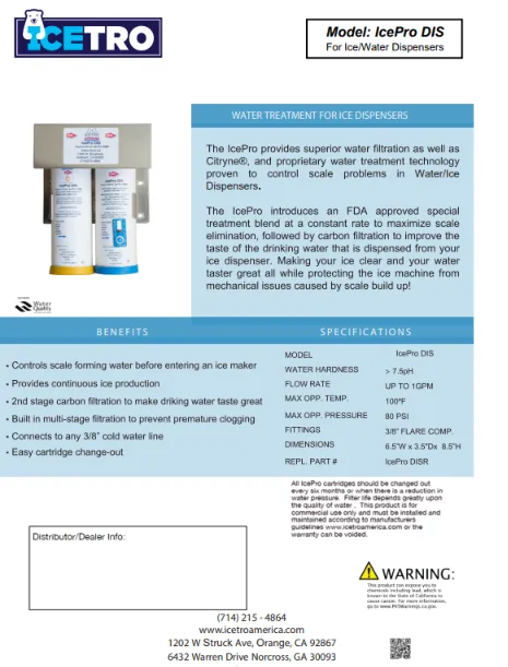 Spec Sheet
