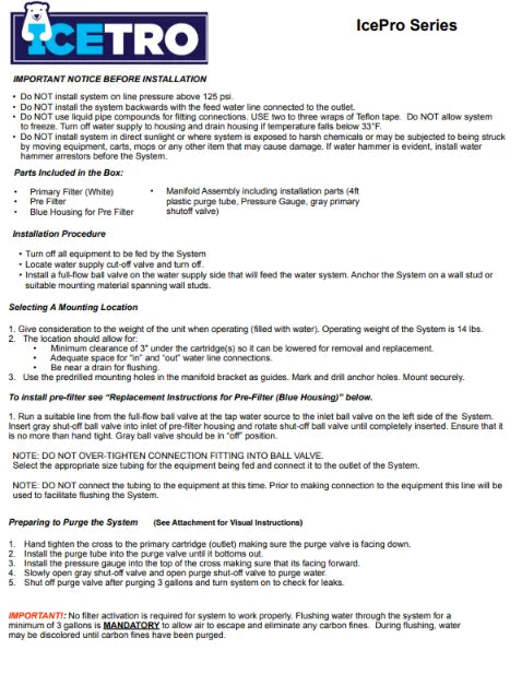 Spec Sheet
