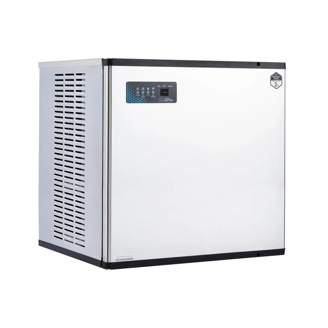 Ice maker on a white background