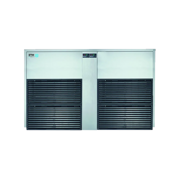 Front view of the ITV IQ 2700 A air-cooled modular granular chip ice machine head, rated at up to 2,860 lb/day.