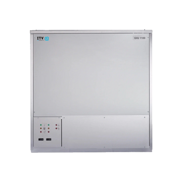 Front view of the ITV IQ 2700 R remote split modular granular chip ice machine head, rated at up to 2,860 lb/day