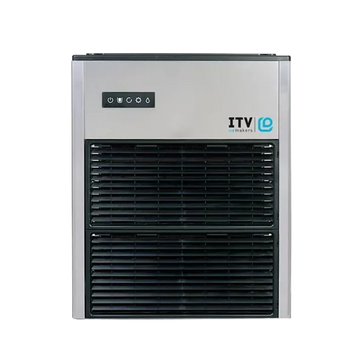 Front view of the ITV IQF 1200 air-cooled modular flake ice machine head, rated at up to 1,197 lb/day.
