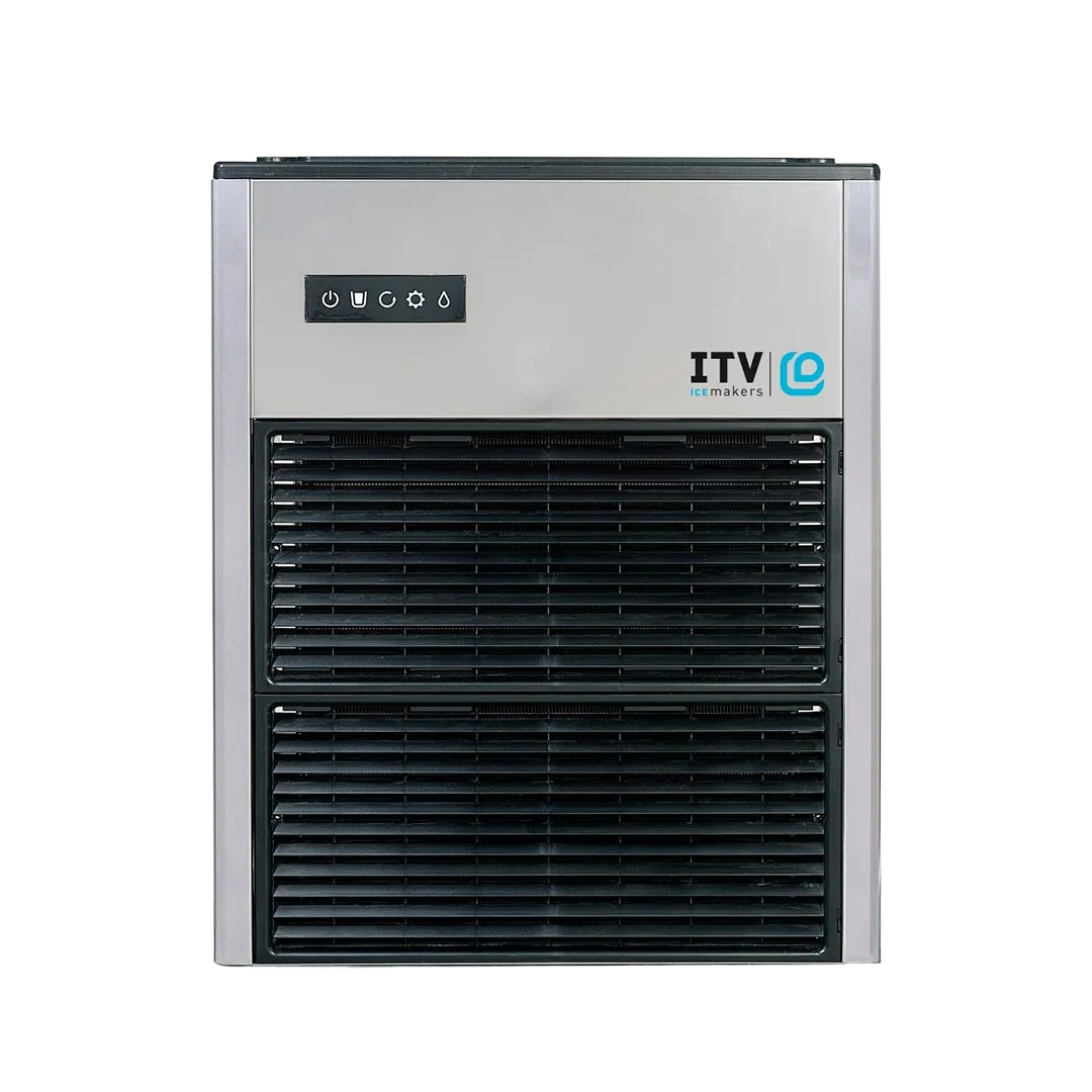 Front view of the ITV IQF 900 air-cooled modular flake ice machine head, rated at up to 925 lb/day.