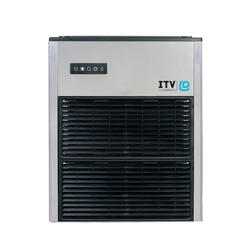 Front view of the ITV IQF 900 air-cooled modular flake ice machine head, rated at up to 925 lb/day.