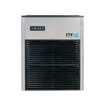 Front view of the ITV IQN 1200 air-cooled modular nugget ice machine head, rated at up to 1,197 lb/day.