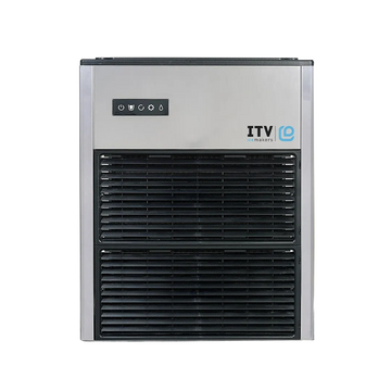 Front view of the ITV IQN 700 modular nugget ice machine head, rated at up to 714 lb/day.