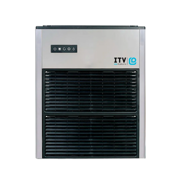 Front view of the ITV IQN 900 air-cooled modular nugget ice machine head, rated at up to 860 lb/day.