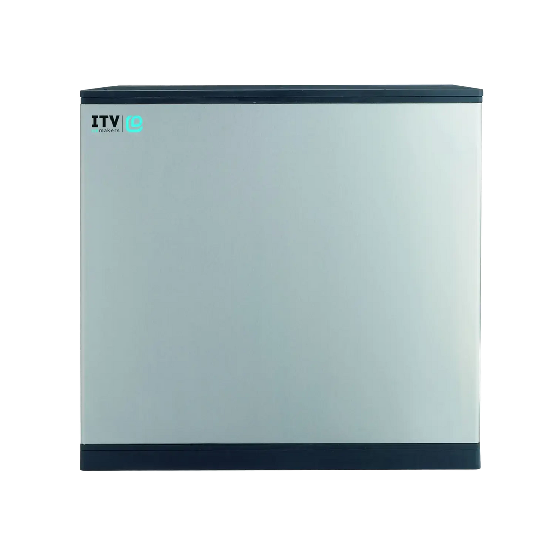 Side view of the ITV SPIKA MS1000 A2FR remote modular full-dice ice machine head, rated at up to 1,041 lb/day