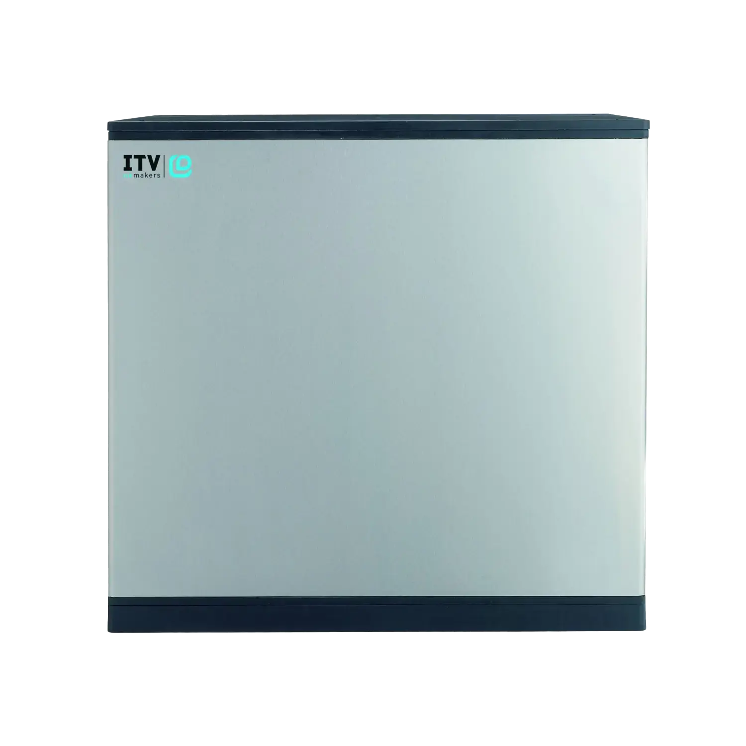 Side view of the ITV SPIKA MS1000 A2FR remote modular full-dice ice machine head, rated at up to 1,041 lb/day
