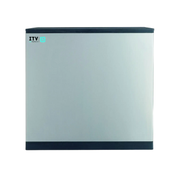 Side view of the ITV SPIKA MS1000 A2FR remote modular full-dice ice machine head, rated at up to 1,041 lb/day
