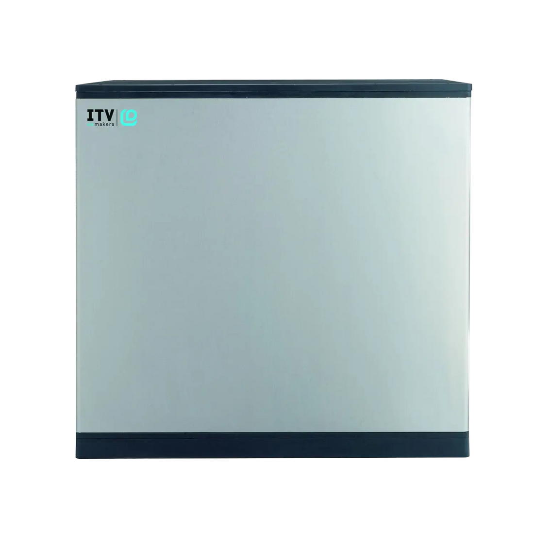 Side view of the ITV SPIKA MS1000 W2F water-cooled modular full-dice ice machine head, rated at up to 974 lb/day