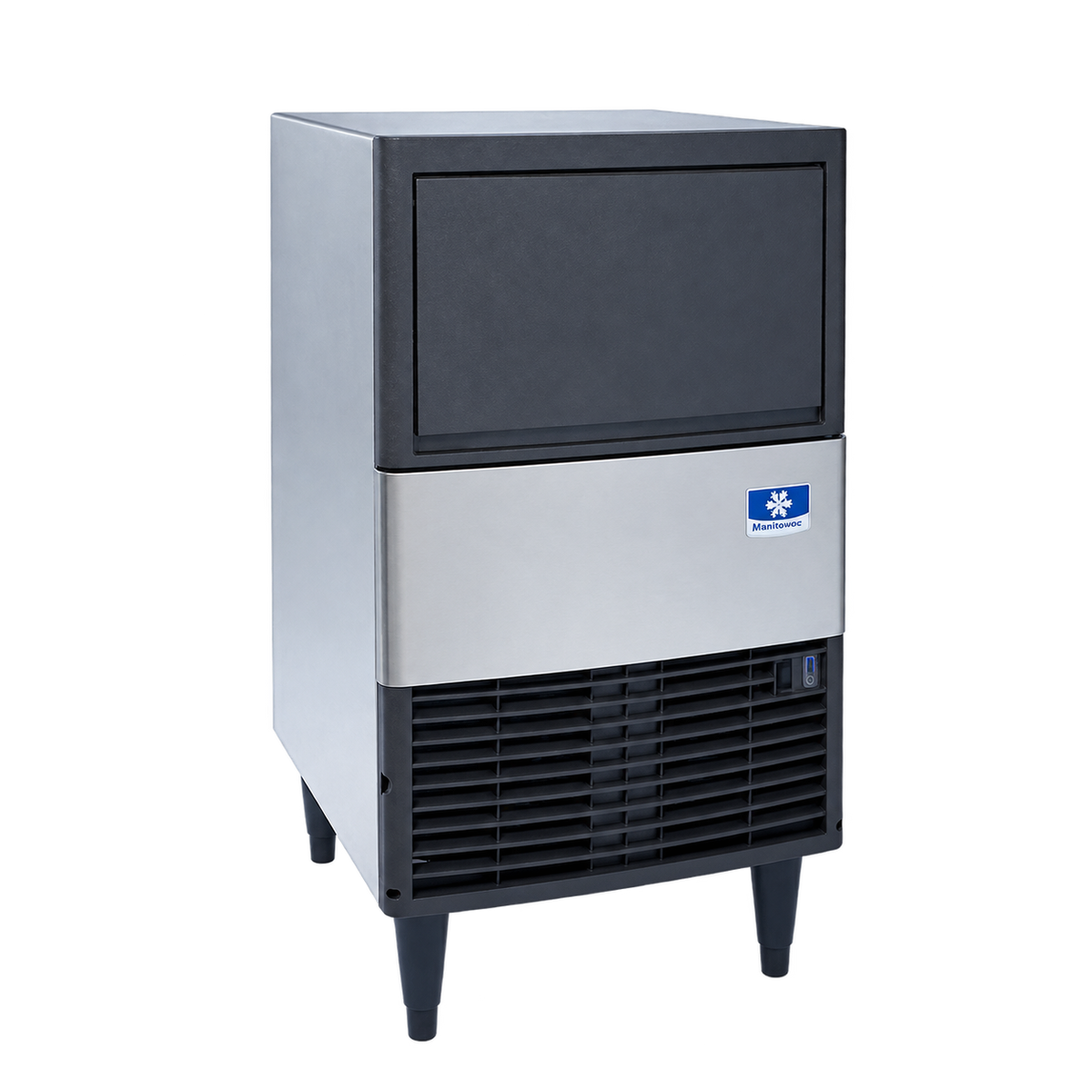 Manitowoc UDE0080A Undercounter Full Cube Ice Maker with Bin, product view