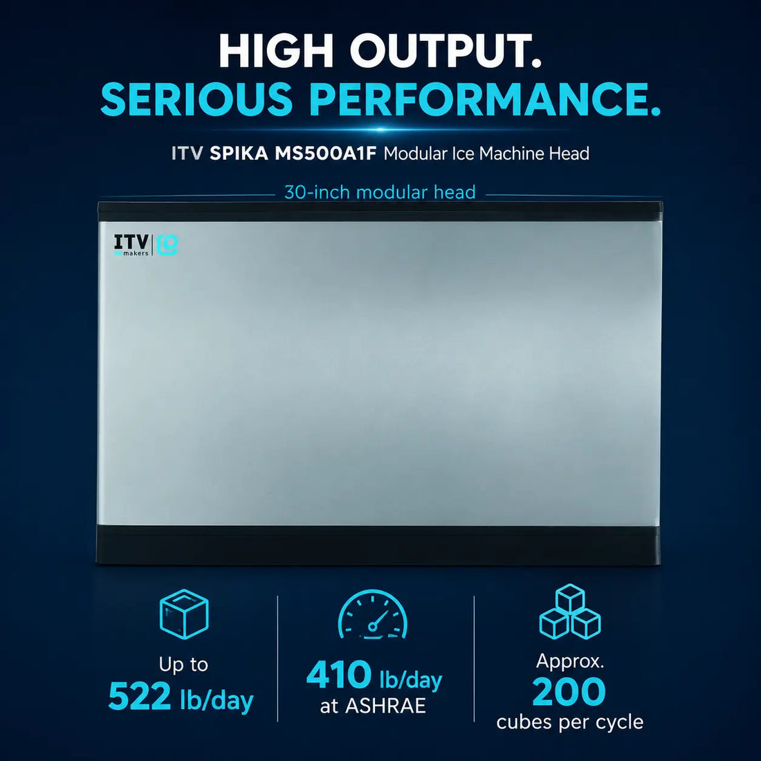 Metallic panel with ITV logo on a white background