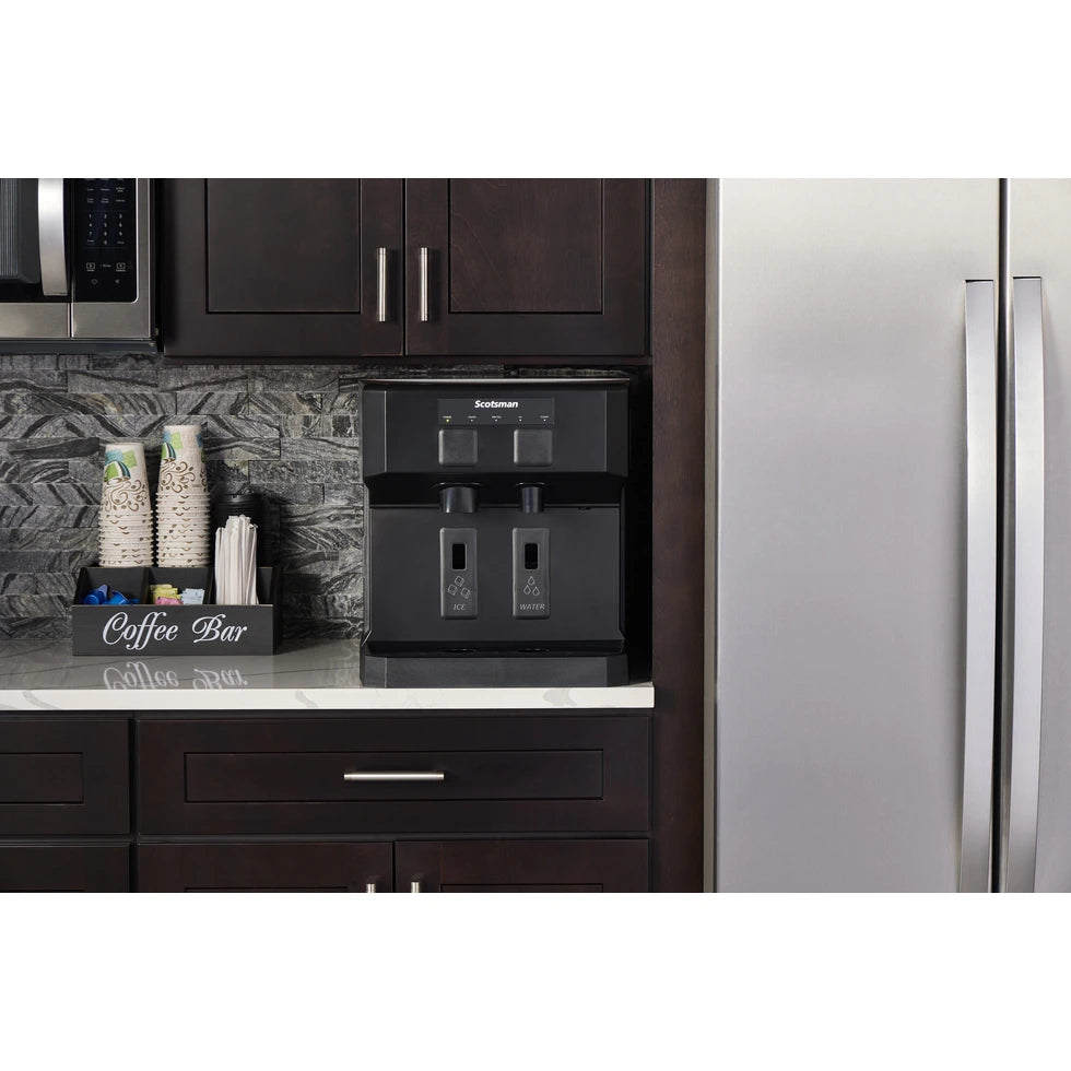 Scotsman Meridian HID207AX-1 Touch-Free Ice and Water Dispenser - 196 lb/Day Nugget Ice, 7 lb Storage