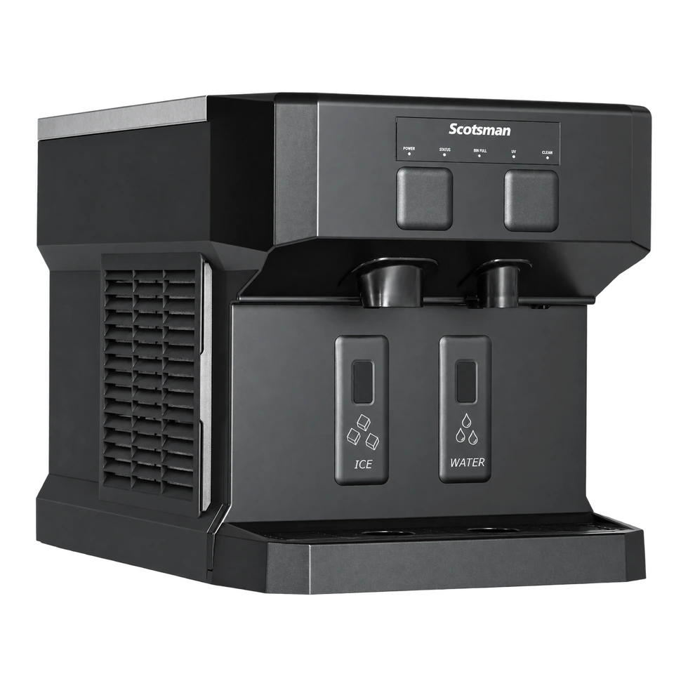 Scotsman Meridian HID207AX-1 Touch-Free Ice and Water Dispenser - 196 lb/Day Nugget Ice, 7 lb Storage
